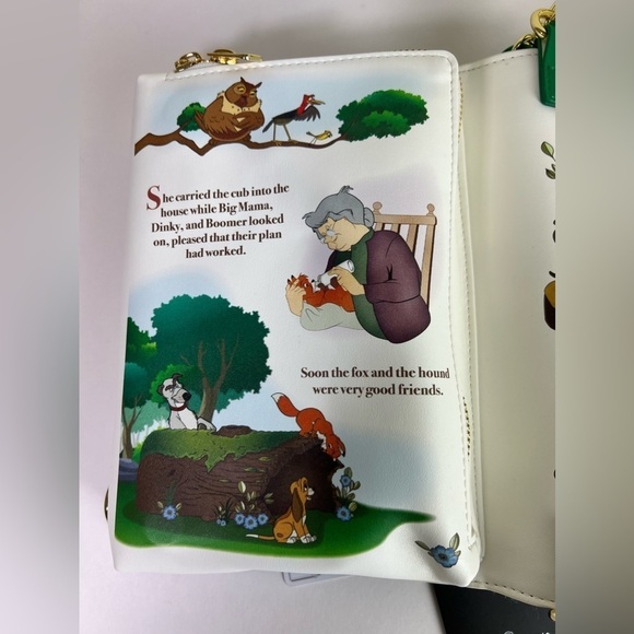 Loungefly | Disney Classic Books Fox And The Hound  Cross Body Bag main image 6